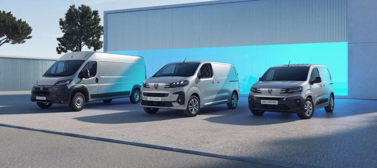 Refreshed PEUGEOT electric van line-up charges onto the commercial vehicle scene